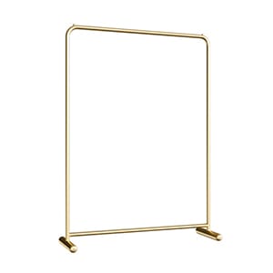 Simple Gold Clothes Display Rack