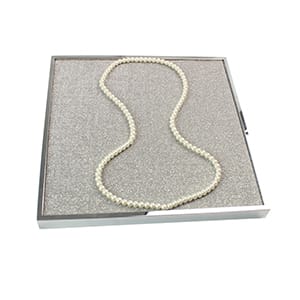 Stainless Steel Edge Necklace Display Tray