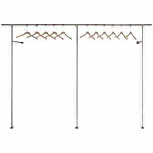 Wall-mounted High Clothes Display Rack