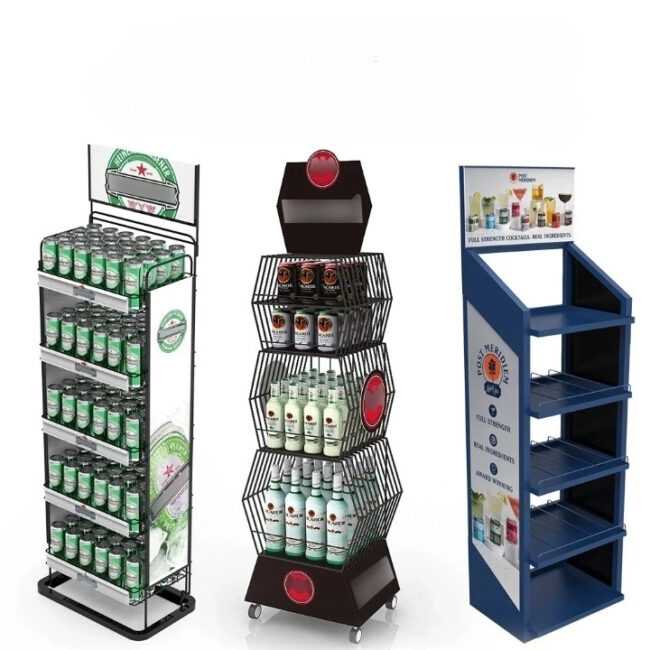 Factory-Cusotm-Store-Shelves Metal Store Display